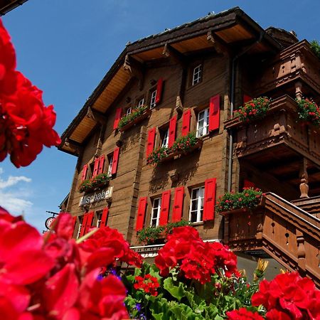 Hotel Walliserkanne Grachen Bagian luar foto