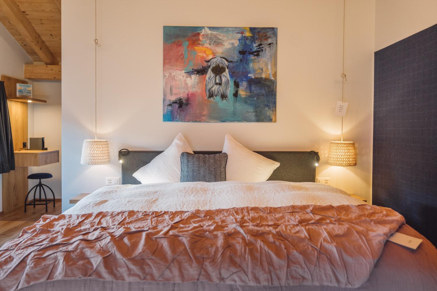 Hotel Walliserkanne Grachen Bagian luar foto