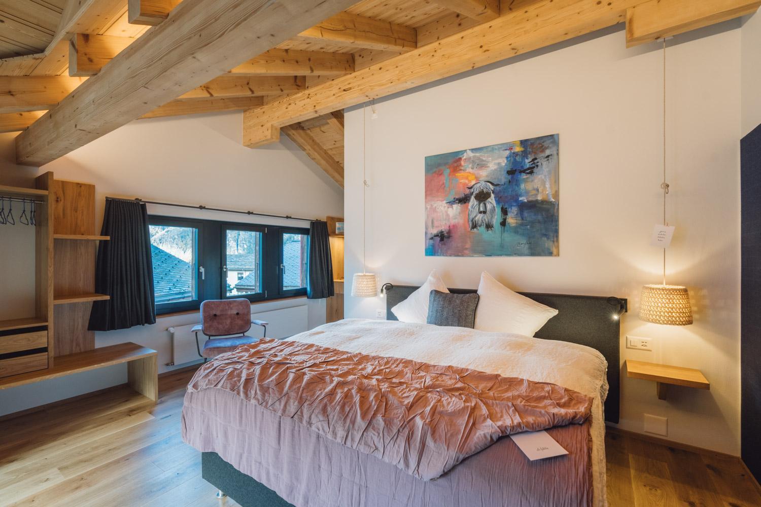 Hotel Walliserkanne Grachen Bagian luar foto
